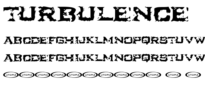 Turbulence  (R.I.P Ikarus) font